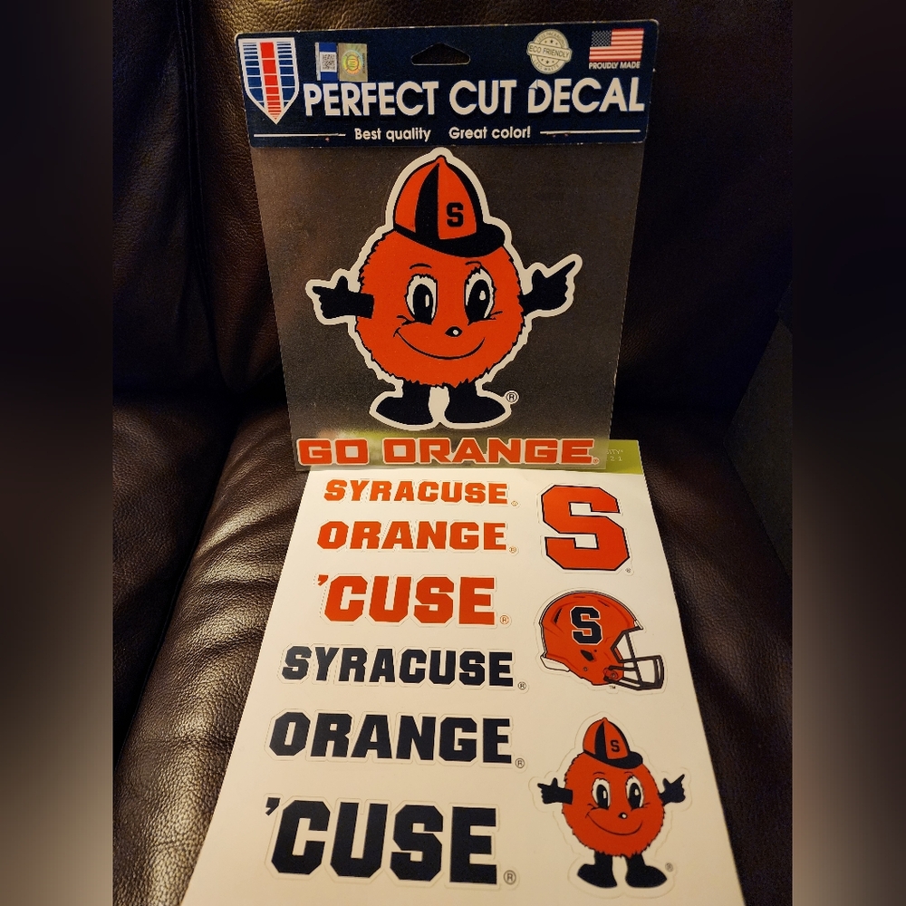 SYRACUSE UNIVERSITY SPIRIT DECAL AND STICKERS
